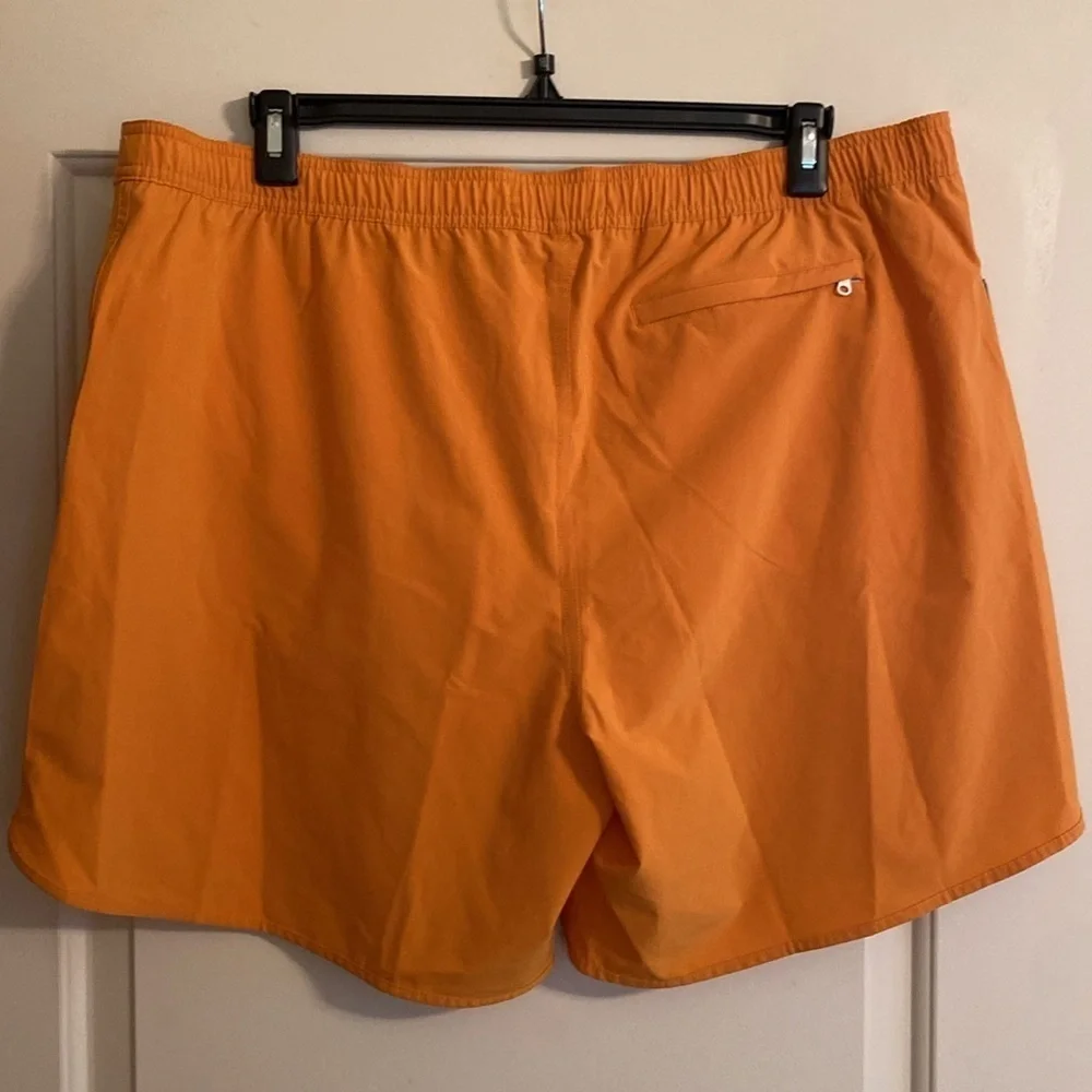 Bonobos Persimmon Orange Saturn Throwback Swim Trunks Size XXL